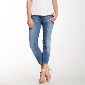 7 For All Mankind Low Rise Crop Roxanne Jeans Size 29